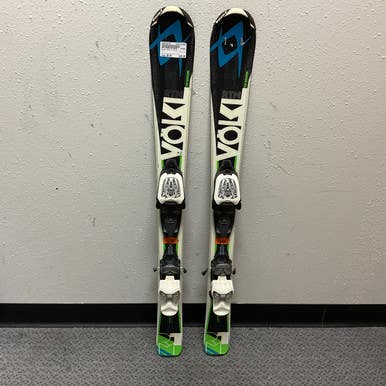 Used Volkl RTM Boys DH Ski/Binding Black And Royal Blue 100 cm 11855-S000192745