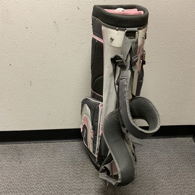 Used Walter Hagen LADY HAGEN INSPIRE Womens Stand Bag Grey And Pink 11855-S000192737