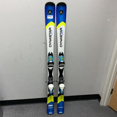 Used Dynastar TEAM SPEED Boys DH Ski/Binding White/Black/Royal 140 cm 11855-S000192731