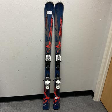 Used Nordica FIREARROW TEAM Boys DH Ski/Binding Navy Blue 140 cm 11855-S000192732