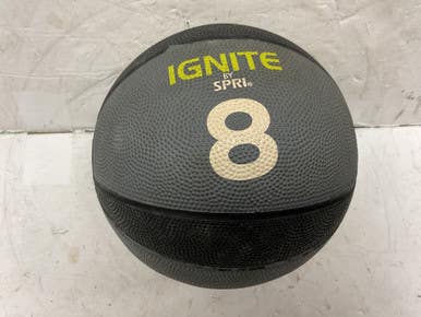 Used SPRI IGNITE Medicine Ball Black 8 lb 11855-S000192722