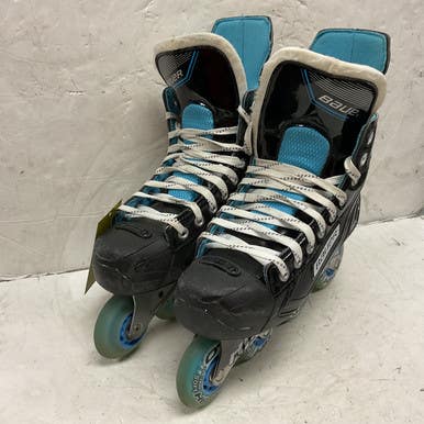 Used Bauer RSX Roller Hockey Skates Black Senior 7 11855-S000192679