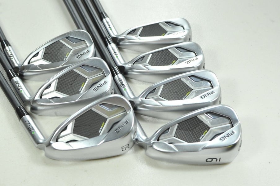 Ping G430 6-W,45*,50* Iron Set Regular Flex Green Dot Alta CB Graphite  # 204210