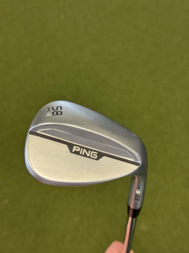 PING S159 Wedge Chrome Black Dot Z-Z115 Steel LOB  58 H-8 Golf Pride Tour Wrap