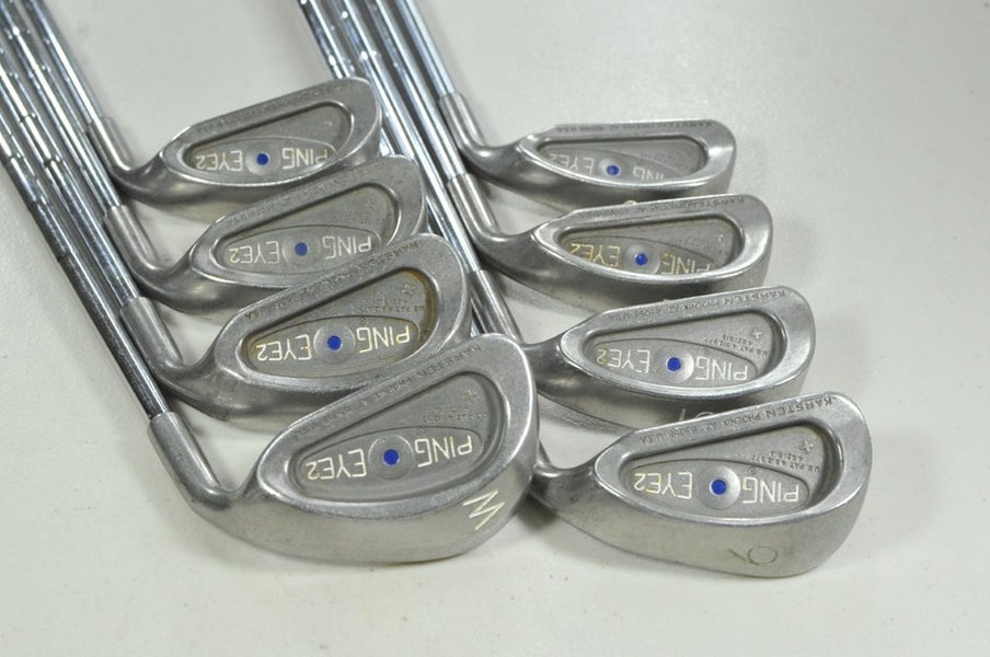 Ping Eye 2+ 3-W Iron Set Stiff Flex Blue Dot Right KT-Shaft Steel # 204319
