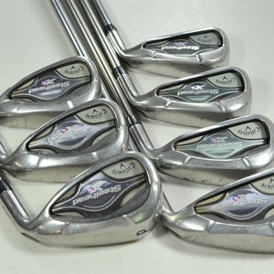 Callaway Steelhead XR 4-PW Iron Set Regular Flex RH Recoil F3 Graphite # 204136