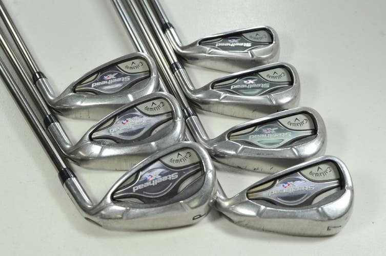 Callaway Steelhead XR 4-PW Iron Set Regular Flex RH Recoil F3 Graphite # 204136
