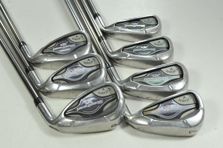 Callaway Steelhead XR 4-PW Iron Set Regular Flex RH Recoil F3 Graphite # 204136