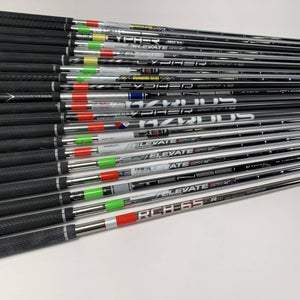 Callaway Golf Club Fitting Iron Shaft/Head Lot of 20 Shafts & 8 Heads
