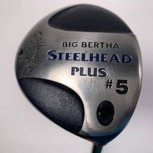 Callaway Steelhead Plus 5 Fairway Wood 18* Aldila Nv 65g Regular Mens RH