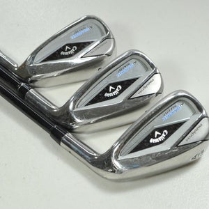 Callaway Paradym Ai Smoke MAX Fast 9,PW,AW Irons Senior Flex RH Graphite #204180