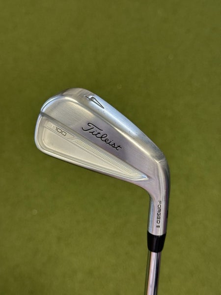 Used Titleist T100 Forged Single 4 Iron AMT Tour White S300 Stiff Flex Steel