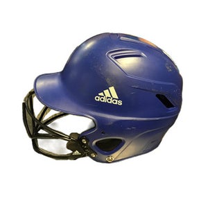 Used Adidas BTE00819-RYL Batting Helmet w/Mask Royal Blue One Size 11730-S000067658