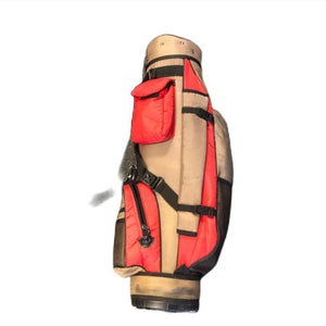 Used Slazenger Mens Cart Bag Tan 11730-S000067791