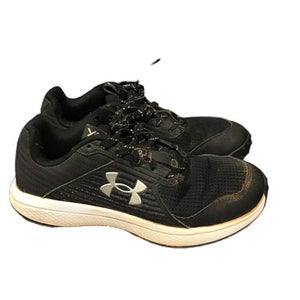 Used Under Armour 3023898-001 BB/SB Cleats Black Junior 06 11730-S000067807