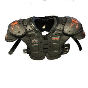 Used Schutt X3-JV Football Shoulder Pads Black LG 11730-S000067867