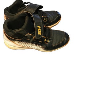 Used Under Armour 3024325-001 Baseball Cleats Black Junior 06 11730-S000067878