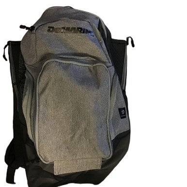 Used Demarini VOODOO OG Baseball Player Backpack Black And Grey 11730-S000067886