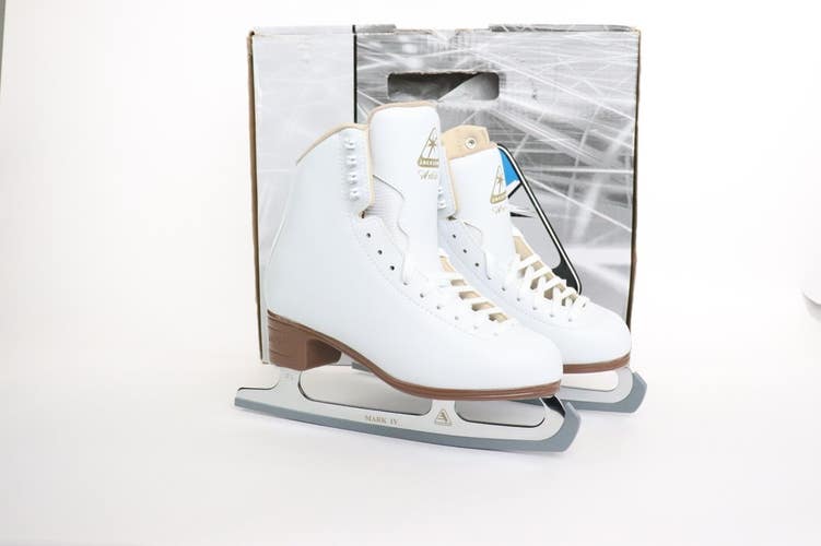 Jackson Ultima Women's Artiste Ice Skates with Mark IV Blade -  White, Size 8 C