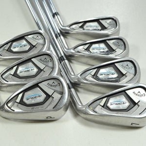 Callaway Rogue 4-PW Iron Set Stiff Flex Right XP 95 ST15 S300 Steel # 204350