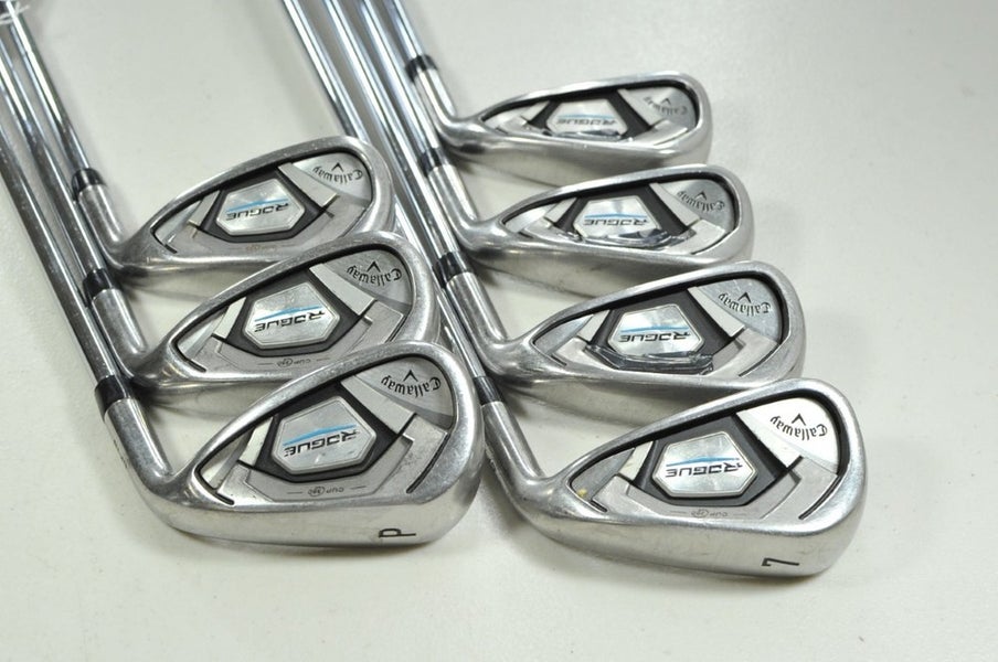 Callaway Rogue 4-PW Iron Set Stiff Flex Right XP 95 ST15 S300 Steel # 204350