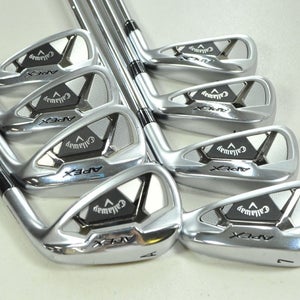Callaway Apex 21 4-PW,AW Iron Set Stiff Flex Right Elevate MPH 95g Steel #204240