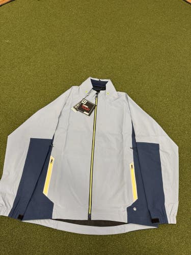 FootJoy Golf Rain Jacket Hydro Tour XL Slate Navy Nylon NWT MSRP $325