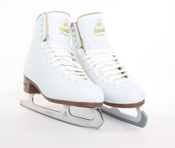 Jackson Ultima Women's Artiste Ice Skates with Mark IV Blade -  White, Size 9 C