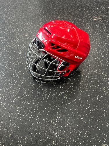 Used CCC FM YT Helmet Cage Combo Red One Size 11849-S000032769
