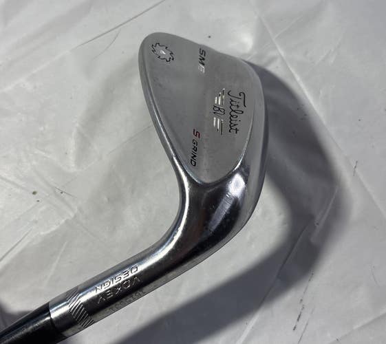 Titleist Vokey SM6 Chrome 54-10S 54 Sand Wedge Vokey Design Steel Wedge Flex 36