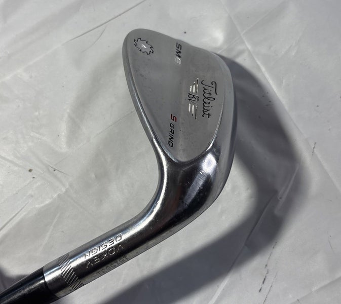 Titleist Vokey SM6 Chrome 54-10S 54 Sand Wedge Vokey Design Steel Wedge Flex 36