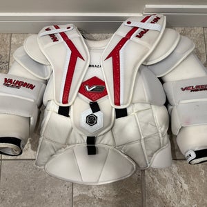Large Vaughn V9 Pro Carbon Goalie Chest Protector Pro Stock (Used)