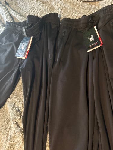 Black Large Men's Spyder Pants (New)