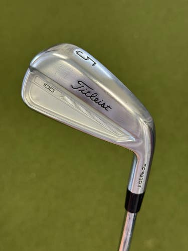 Used Titleist T100 Forged Single 5 Iron AMT Tour Black S300 Stiff Flex Steel