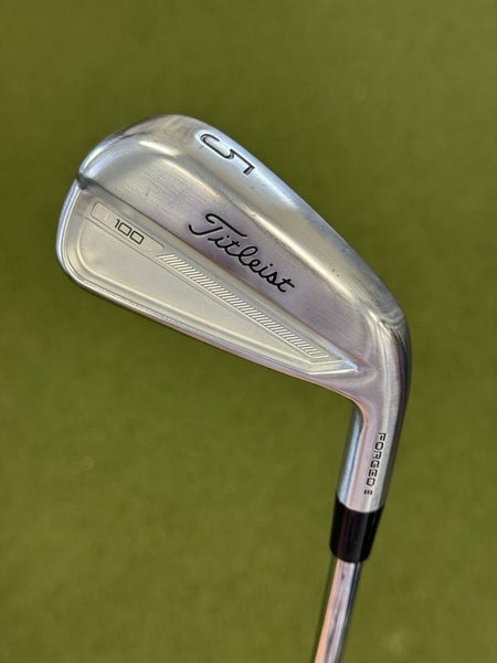 Used Titleist T100 Forged Single 5 Iron AMT Tour Black S300 Stiff Flex Steel