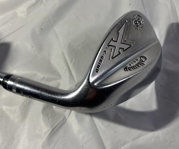 Callaway X Forged Chrome Lob Wedge LW 58* 10 Bounce C-Grind Wedge St Tour S400