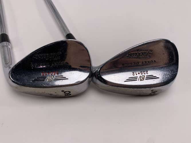 Titleist Vokey Chrome 200 Wedge Set 56* 12 | 60* 6 Dynamic Gold Wedge Mens RH