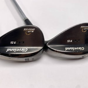 Cleveland CG15 Black Pearl Wedge Set 54* 14 | 58* 12 Traction Wedge Mens RH