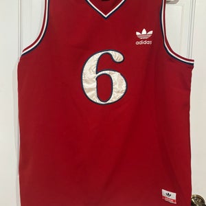 2XL Julius Earving Throwback Basketball Jersey