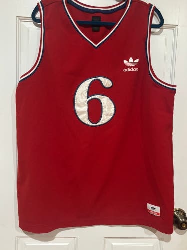 2XL Julius Earving Throwback Basketball Jersey