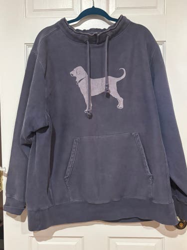 XL Black Dog Adult Classic Heavy Weight Fisherman Sweatshirt