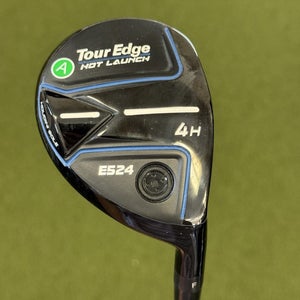 Tour Edge Hot Launch E524 4 Hybrid Ascent 55g Senior Flex RH Aldila ascent 55