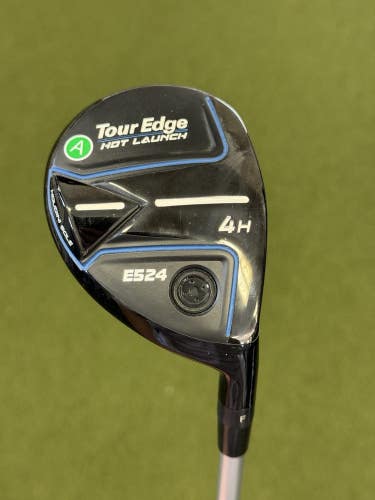 Tour Edge Hot Launch E524 4 Hybrid Ascent 55g Senior Flex RH Aldila ascent 55