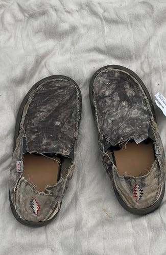 Gray Unisex Size M 11.0 (W 12.0) Adult Sandals (New)