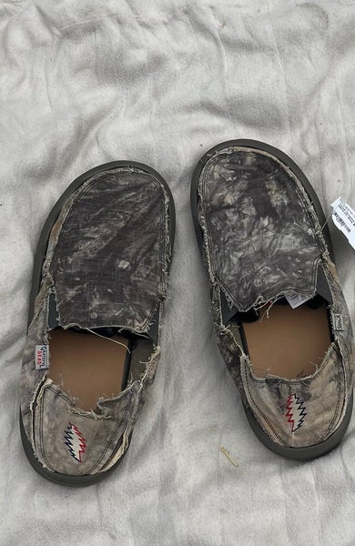 Gray Unisex Size M 11.0 (W 12.0) Adult Sandals (New)