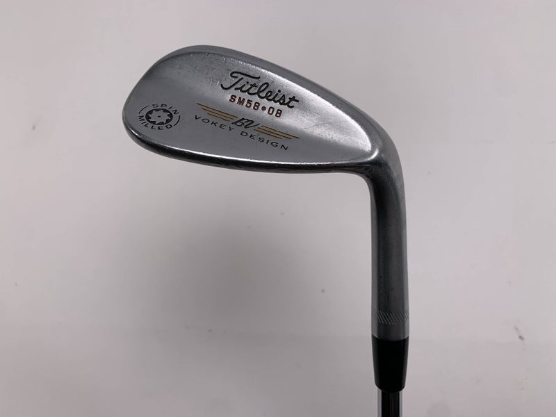 Titleist Vokey Spin Milled CC Chrome Lob Wedge LW 58* DG Wedge Steel Mens RH