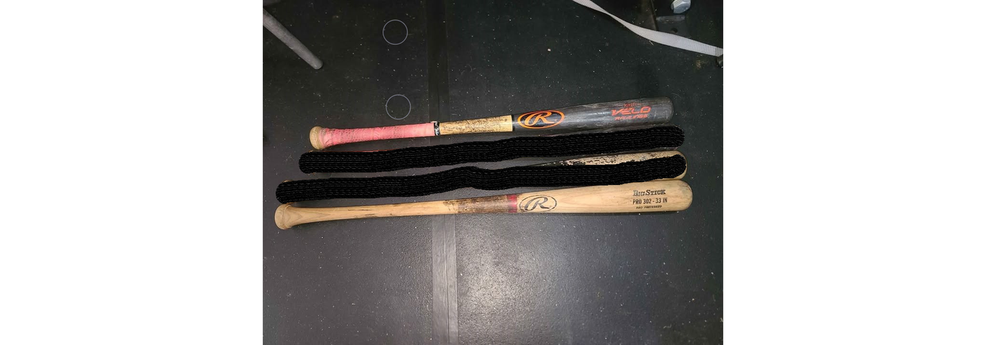 Two Wood bats