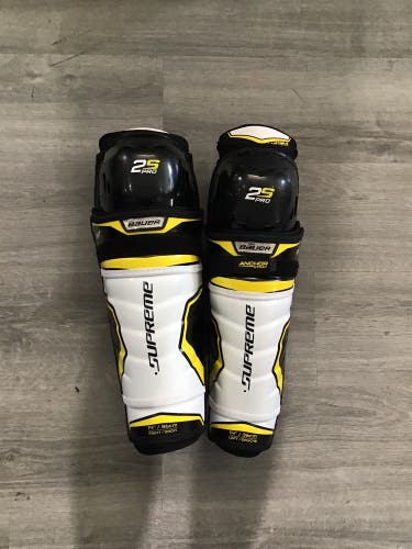 Senior Bauer Supreme 2S Pro 14" Shin Pads Pro Stock (New)