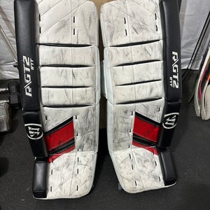 31" +1 Warrior Ritual GT2 Goalie Leg Pads (Used)