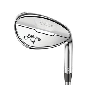 CALLAWAY OPUS CHROME SAND WEDGE 56°-14° (BOUNCE) W GRIND GRAPHITE WEDGE FLEX STANDARD UST MAMIYA RE